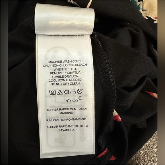 Ralph Lauren Floral Ruffle Trimmed Georgette Blouse Size Large - Picture 3 of 4